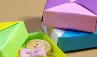 怎么用长方形的小盒子做一个蛋糕盒子 长方形纸折盒子